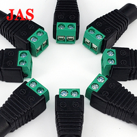 Connecteur femelle d'alimentation cc pièces, prise Jack à 2 broches, vis sans soudure pour appareil photo, prix d'usine