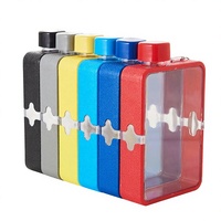 Bouteilles d'eau plates jetables en plastique écologique A5 PS 380 ml RK-621 certifiées CE/UE, boîte couleur, logo personnalisé