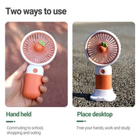 Ventilateur portable rechargeable miniature à piles électriques personnalisé, alimenté par USB, pour la maison, le bureau, les voyages et l'extérieur
