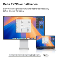 Écran de jeu Abrui 32 pouces 6K 60Hz, écran vertical en aluminium, écran Retina, moniteur PC de jeu