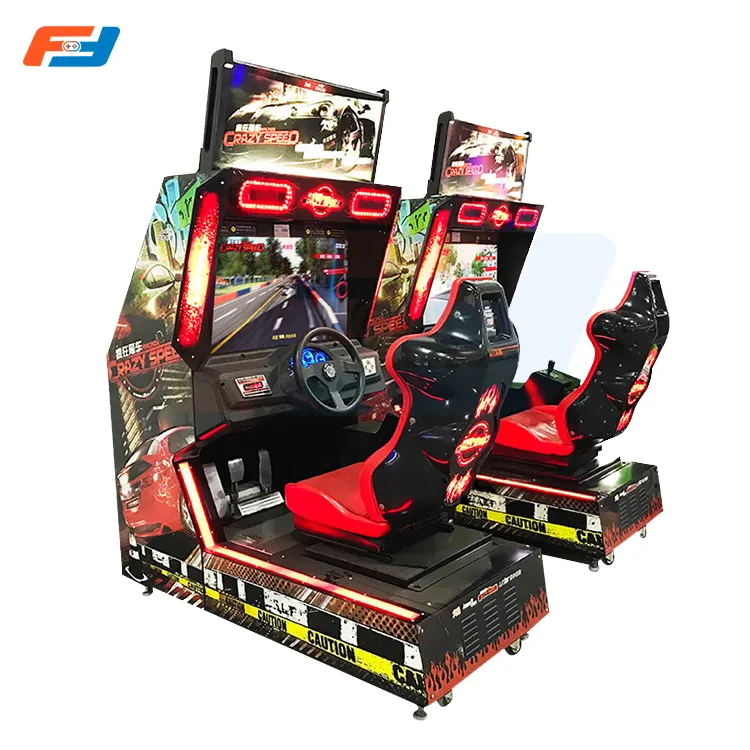 Hot New Video Arcade Car Racing Game Machine Driving Simulator 3D Car Racing Game Machine