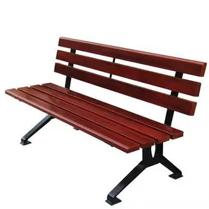 धातु आधुनिक शहरी कुर्सी अरबी लकड़ी सागौन बेंच मोज़ेक उद्यान सार्वजनिक पार्क बैठने कच्चा लोहा फर्नीचर आउटडोर स्ट्रीट बेंच
