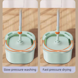 Juego de cubo para fregona con manos libres para limpieza de autofiltro giratorio 360, agua sucia y limpia separada para una limpieza eficiente del suelo - Product Image 3