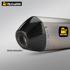 Tubo de Escape para Motocicleta NlkHanm, Silenciador de Fibra de Carbono con DB Killer para <span class=keywords><strong>690</strong></span> Enduro R/ KTM690 <span class=keywords><strong>SMC</strong></span> R/ <span class=keywords><strong>Duke</strong></span> 2008-18 - Product Image 3