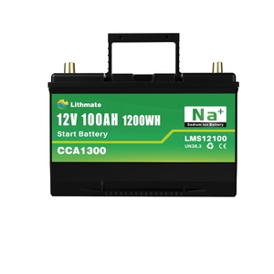 แบตเตอรี่สตาร์ทโซเดียมไอออน 12V 60Ah 70Ah 80Ah 90Ah 100Ah สำหรับรถยนต์ รถบรรทุก เรือ  จ่ายไฟเร็ว ปลอดภัย แรงสตาร์ทสูง - Product Image 2