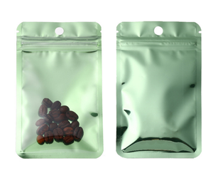 Resealable <b>Bags</b> Colored Jewelry or Food Resealable <b>Bags</b> Makeup Self-sealing <b>Bags</b> with <b>Transparent</b> Front and with Hanging Hole - Product Image 2