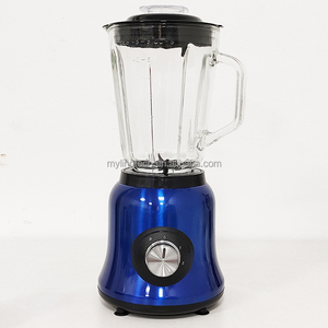 Frasco de vidrio 2 en 1, cuerpo inoxidable, potente licuadora eléctrica para triturar hielo, potente licuadora, mezclador eléctrico de frutas - Product Image 4