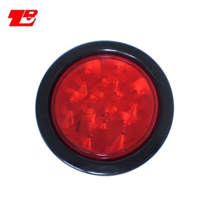 Feux arrière 4 pouces 12v/24v 10pcs Round Stop Tail Turn Reverse LED Trailer Tail Light - Product Image 3