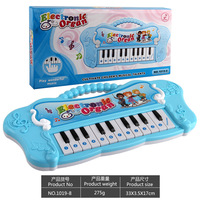 Niños educación dibujos animados teclado sonidos órgano electrónico Piano música con melodía instrumento Musical juguetes para niños