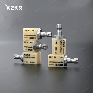 Bloc céramique hybride multicouche couleur A2 18-14-12 mm, 5 pièces, bloc céramique <span class=keywords><strong>composite</strong></span> dentaire - Product Image 5