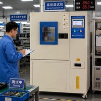 Cámara de Prueba de Temperatura y Humedad Constante Estándar, Equipo de Laboratorio de Estabilidad Climática Programable, Proveedor de Fábrica