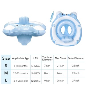 PVC Inflatable Baby Swim <b>Ring</b> Novelty Shape 0.25mm <b>Thickness</b> For Child Swimming Pool Use - Product Image 5