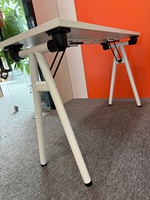 Pied de table de bureau moderne en fer, vente en gros, pour ordinateur, salon, école, installation simple, Escritorio