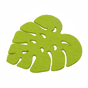 Set di 4 fogli di vetro con tovaglietta eco-friendly in feltro di poliestere tropicale linea-scatola di 240 Logo Laserable uso cucina per la casa - Product Image 2