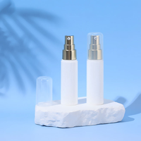 Flacon pulvérisateur de voyage rechargeable pour brume faciale, atomiseur vide en plastique pour spray fixateur de maquillage