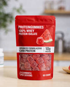OEM/ODM Protéine de lactosérum hyperprotéinée pour le développement musculaire, saveur pastèque, bonbons moelleux hyperprotéinés à faible teneur en calories - Product Image 5