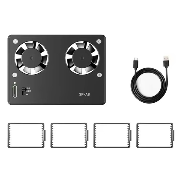 Cooling Fan for Sony for Canon FUJI A7M4 ZVE1 A6700 A7C2 ZVE10 ZV1 R5 90D XS10 XT4 X-H2S Dslr Camera Photo Studio Accessories