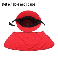 Gorra de Pesca Plegable Personalizada para Hombre, de Nailon de Secado Rápido, con Protección UV, Bordado 3D, Laminada, con Solapa para el Cuello