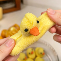 Bonbons gélifiés 3D en forme de canard jaune porte-bonheur - Bonbons moelleux au goût fruité, forme d'animal de dessin animé mignon, vente en gros directe d'usine