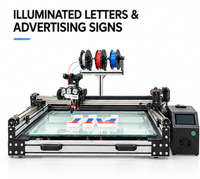 Imprimante 3D automatique pour enseignes LED, grande imprimante 3D numérique pour lettres et logos, machine de traitement de signalétique, imprimante 3D pour enseignes et logos