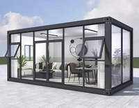 Maison mobile pliable en conteneur préfabriqué de 20 pieds, à assemblage rapide, en panneaux sandwich d'acier respirant, modèle moderne, très vendue