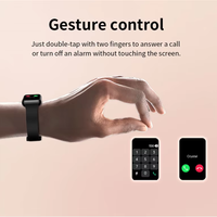 Reloj Inteligente AIMB-Z23 con Llamadas Inalámbricas, Monitor de Frecuencia Cardíaca, Oxígeno en Sangre, Monitor de Sueño, Modo Deportivo, Música, Alarma, Recordatorio para Hombres y Mujeres