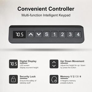 Động cơ kép hiện đại đứng bàn khung Ergonomic điều chỉnh chiều cao cơ sở - Product Image 4