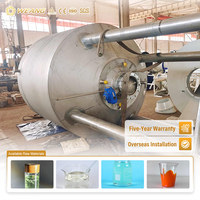 Réacteur chimique à agitation continue en acier inoxydable de 5000 L, cuve de réaction à agitation, chaudière de production de résine