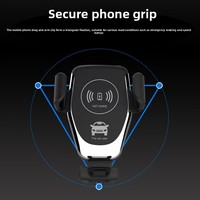 Support de fixation par gravité pour grille d'aération de voiture, chargeur sans fil rapide 15W pour voiture