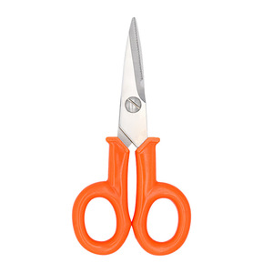 Multi Functional Electrician Scissors 14.5cm <b>Orange</b> Black Handle Cut Wire <b>Paper</b> Metal 61g - Product Image 2