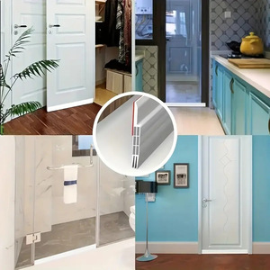 Three-Layer 6-Hole <strong>PVC</strong> <strong>Door</strong> Bottom <strong>Sealing</strong> <strong>Strip</strong> Windproof Plug Insulating <strong>Door</strong> Cleaning Stop with Windproof Plate - Product Image 2