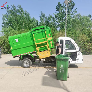 Camion Elettrico per Rifiuti di Piccole Dimensioni di Buona Qualità, Veicolo Avanzato per la Raccolta dei Rifiuti con Compattatore e Funzione di Scarico - Product Image 2
