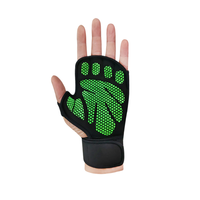 Gants de musculation pour hommes en polyester avec support de poignet, anti-ampoules, antidérapants pour haltères, haltères à manche et escalade en extérieur