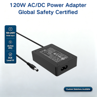 Adaptateur secteur pour PC MYIXI 120W 10-30V AC/DC 12V 24V 5A/10A/8A avec connecteur 2.1mm X5.5m