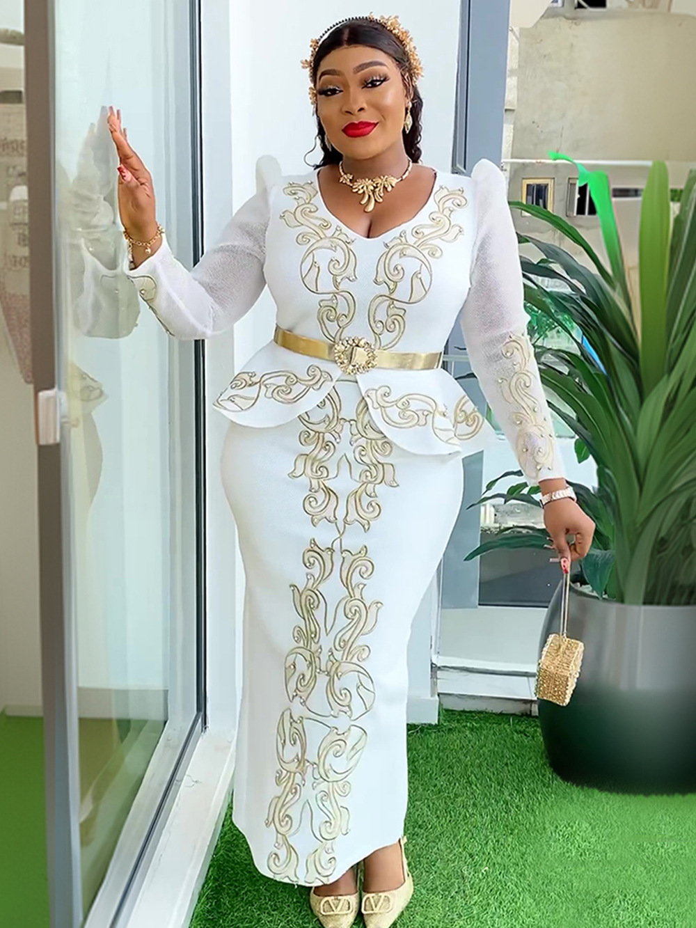 beaded dress suit Black Beaded Prom Suit with Peaked Lapel and Beading main image 0
