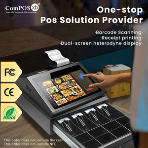 DP1162 Sistema POS con Pantalla Táctil Capacitiva de 11.6 Pulgadas + Pantalla LCD de <span class=keywords><strong>4</strong></span>.3 Pulgadas, Caja Registradora, Bluetooth 5.2, <span class=keywords><strong>4</strong></span>+128GB, Windows - Product Image 2