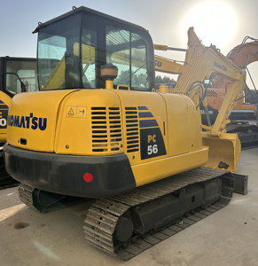 Excavadora Mini Komatsu PC56-7 Usada de Alta Calidad, 5.6 Toneladas, en Venta - Product Image 2