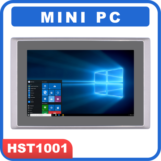 New HST1001B 10.1" Rugged Industrial Tablet PC Intel Celeron/Core I5/i7 Fanless SSD IP65 9-36V Wide Voltage