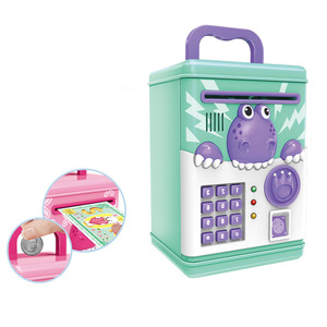 Alcancía de Juguete de Alta Calidad para Niños, Mini Alcancía con Contraseña, Mini Cajero Automático, Alcancía de Juguete, Alcancía de Perro Tragamonedas - Product Image 3