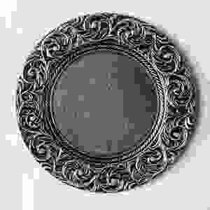 Assiettes et plats décoratifs en plastique comestible écologique avec bordure dorée estampée à chaud pour mariages, hôtels et fêtes - Product Image 1