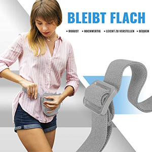 <span class=keywords><strong>Riñonera</strong></span> de viaje al aire libre para hombre y <span class=keywords><strong>mujer</strong></span>, bolsa para deportes de escalada, caza, entrenamiento, Rfid, cinturón plano, protección - Product Image 4