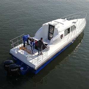 قوارب دورية بحرية بحرية من الألياف الزجاجية عالية السرعة 40 قدمًا من Grandsea للبيع - Product Image 2