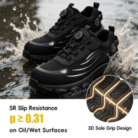 Chaussures de sécurité industrielles légères, chaussures de travail en maille Fly Knit, embout en acier, semelle intermédiaire en Kevlar, chaussures de sécurité confortables en TPR