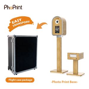 Machine en bois de cabine de <span class=keywords><strong>photo</strong></span> de Dslr Ipad Ipad de conception classique avec la lumière instantanée - Product Image 3