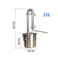 Équipement de distillerie EJIN pour hydrosol, huile essentielle, alcool, whisky, rhum, gin, vodka, brandy, spiritueux, liqueur, en acier inoxydable 304