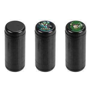 Wowo Tech Nieuw Ontwerp Oplaadbare Elektrische Kruidenmolen Met Stash Jar Custom Logo Zwarte Tabak Kruiden Plastic Molen - Product Image 3