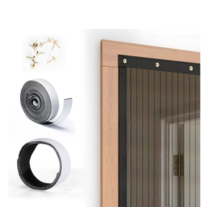 Zanzariera Magnetica per Porta, <span class=keywords><strong>Tenda</strong></span> Anti-Zanzare e Insetti, Rete per Porta a Mani Libere - Product Image 5