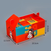 Embalaje de pollo frito con logotipo personalizado, caja para llevar con asa, cajas de embalaje de hamburguesas, papel reciclable para productos alimenticios