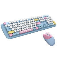 Clavier et souris sans fil 2,4 G pleine taille, élégants, en stock, vente chaude en usine