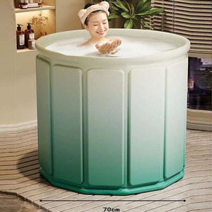 Adult Folding Bath Tub 70cm Multifunction Full Body Bathtub For Home Use - Product Image 1